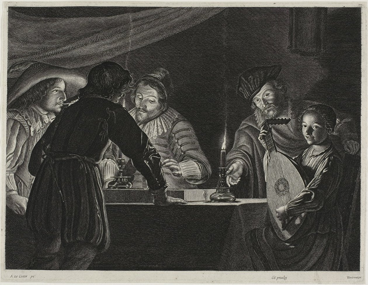 Backgammon-pelaajat tekijältä Lucas Emil Vorsterman
