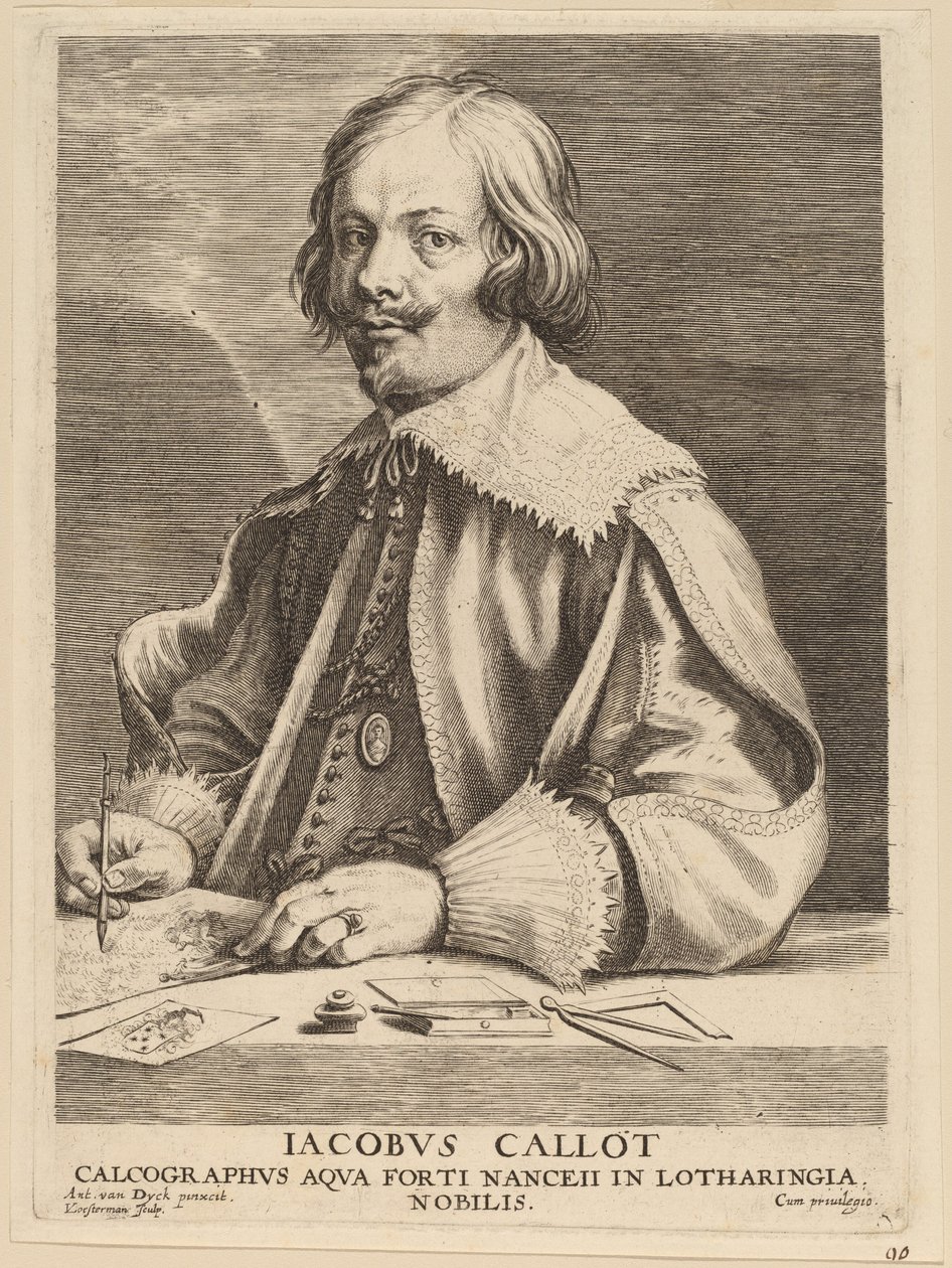 Jacques Callot tekijältä Lucas Emil Vorsterman after Sir Anthony van Dyck
