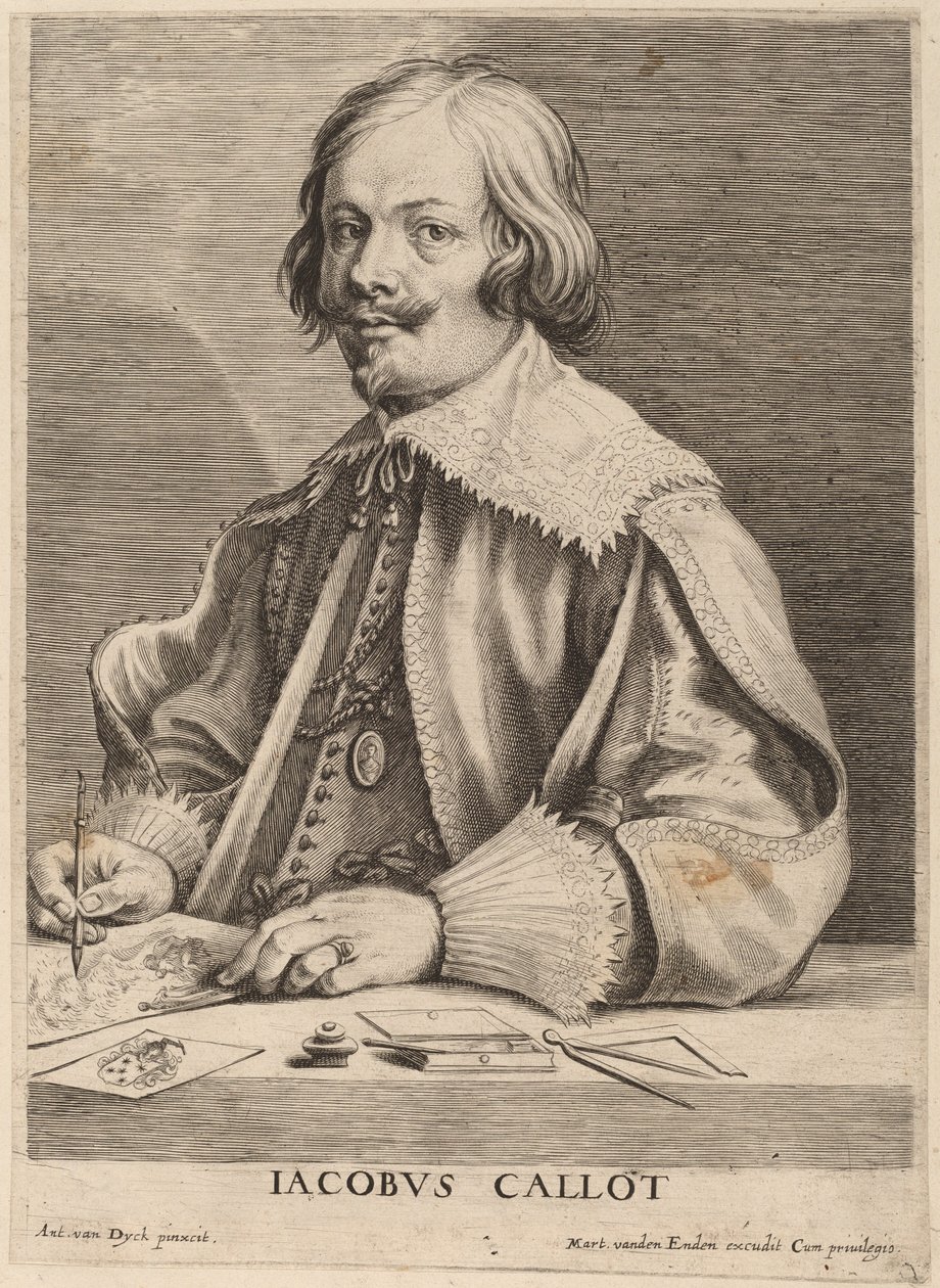 Jacques Callot tekijältä Lucas Emil Vorsterman after Sir Anthony van Dyck