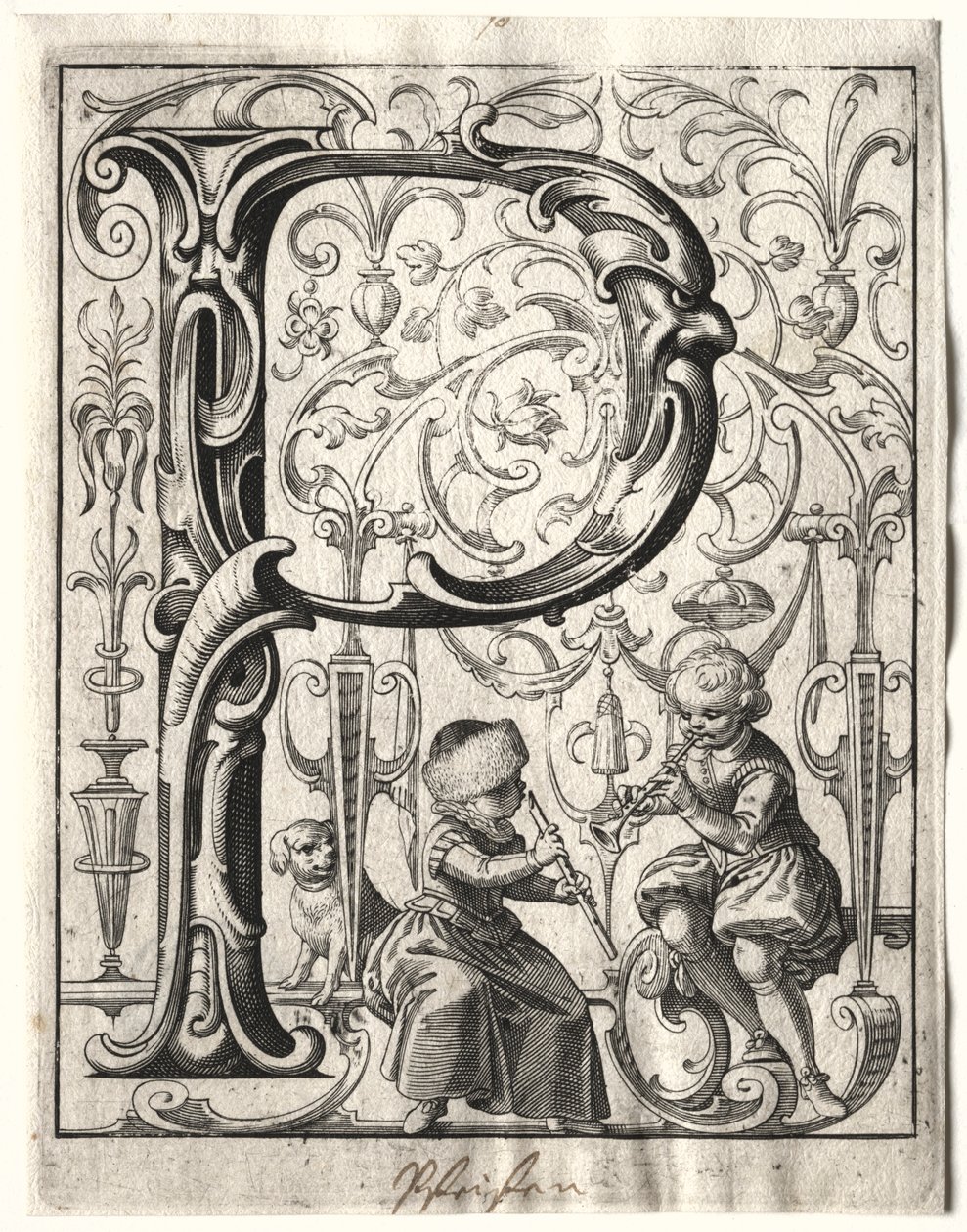 Uusi ABC-vihkonen: P, 1627. tekijältä Lucas Kilian