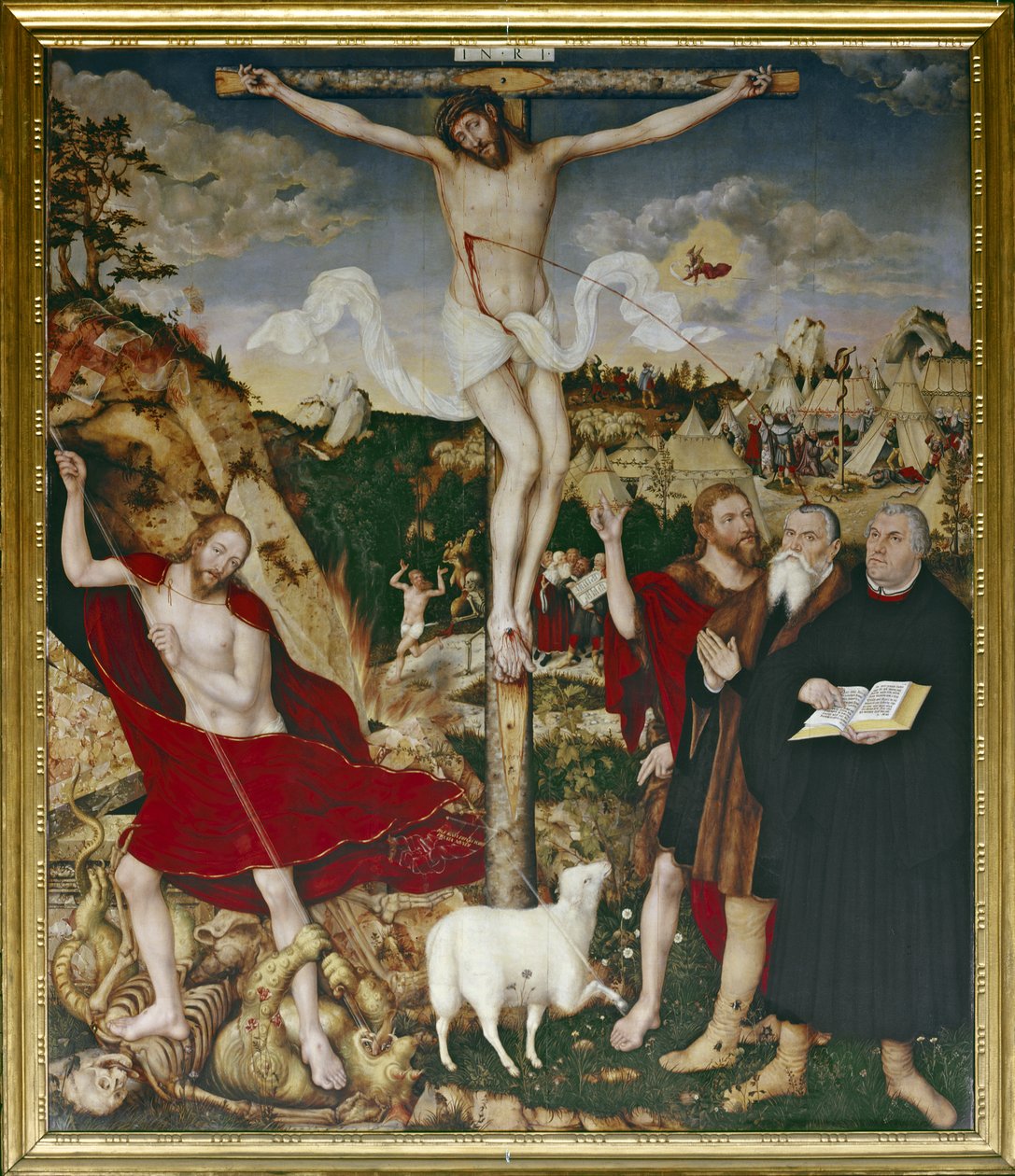 Kristus ristillä tekijältä Lucas the Elder Cranach