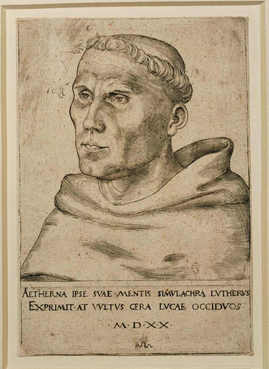 Martin Luther ... (kaiverrus) tekijältä Lucas the Elder Cranach