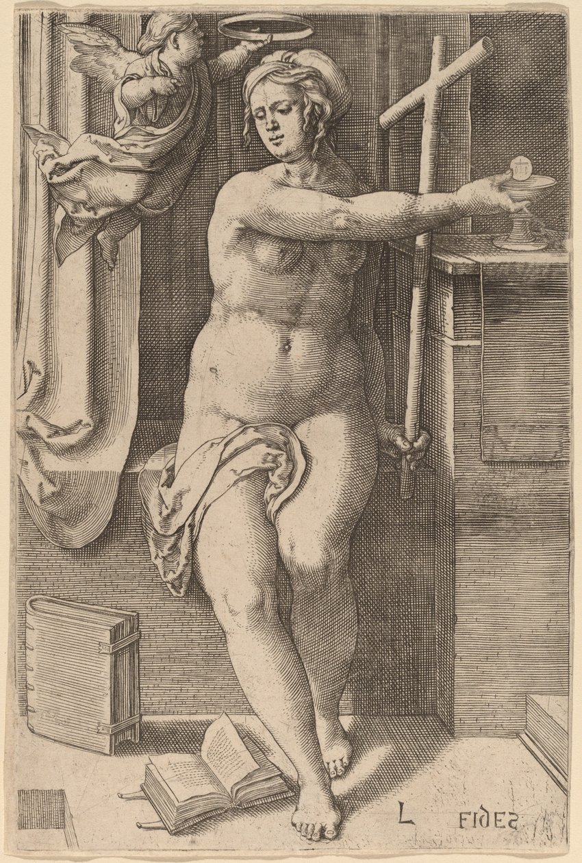 Fides (usko) tekijältä Lucas van Leyden