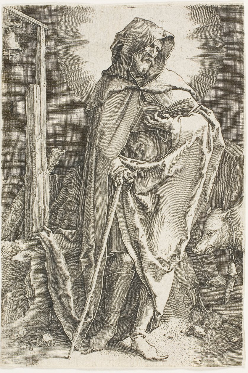 Pyhä Anthony tekijältä Lucas van Leyden