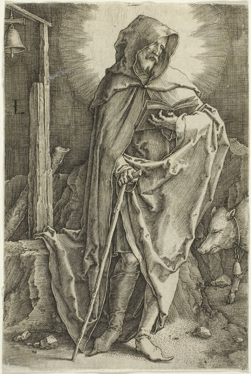 Pyhä Anthony tekijältä Lucas van Leyden
