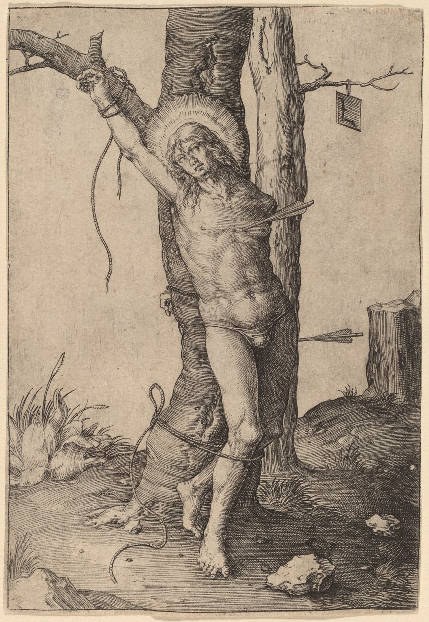Pyhä Sebastian tekijältä Lucas van Leyden