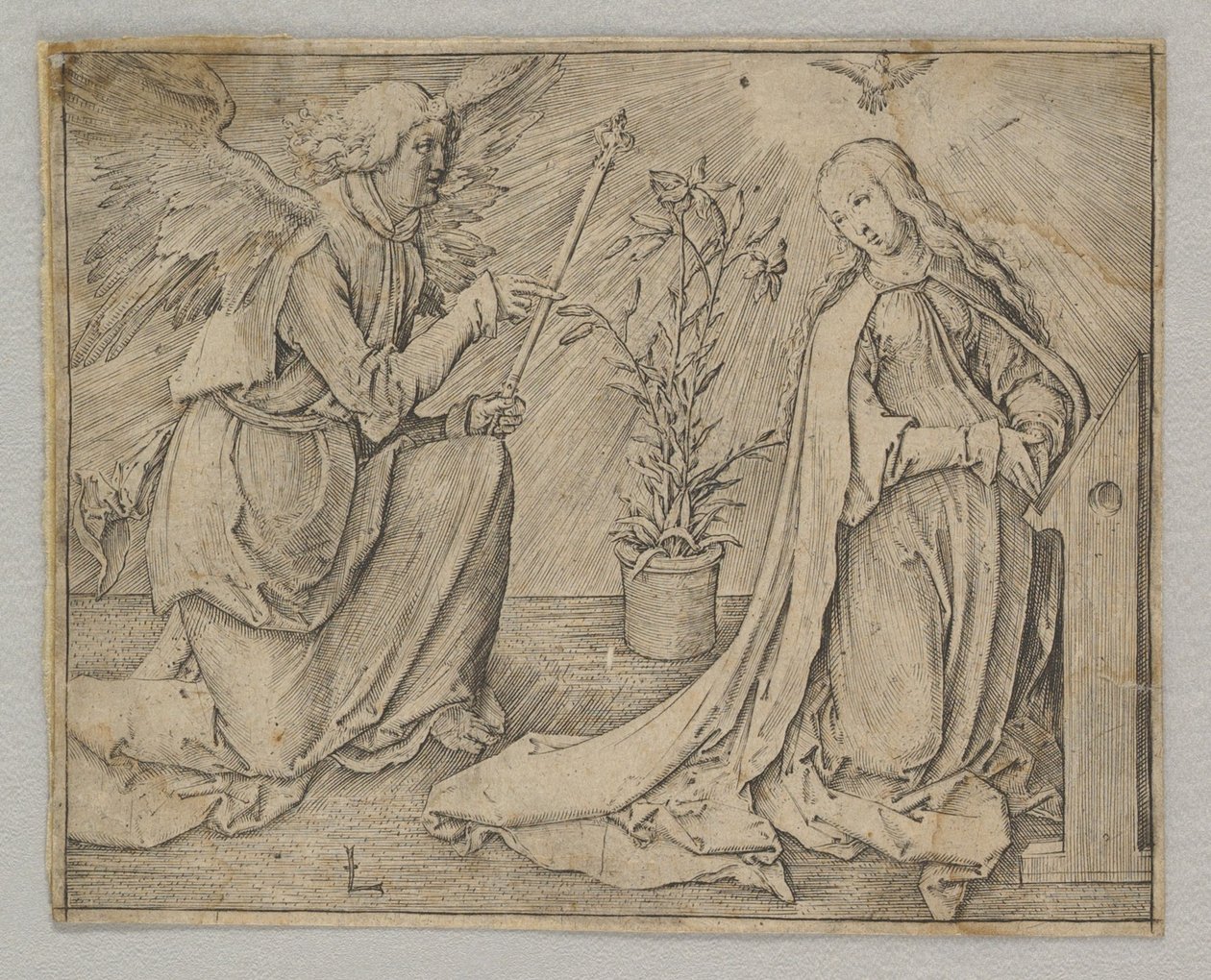 Ilmoitus, n. 1516. tekijältä Lucas van Leyden
