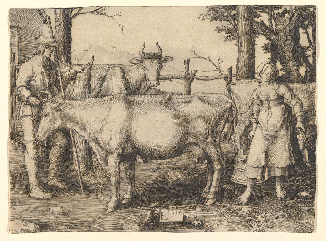 Maitotar, 1510. tekijältä Lucas van Leyden