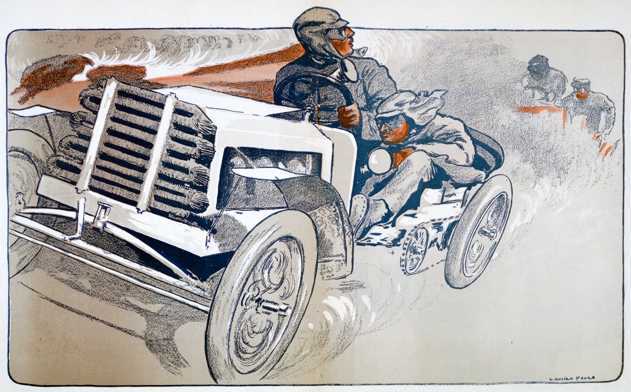"The Farman Brothers", 1900-luku tekijältä Lucien Faure