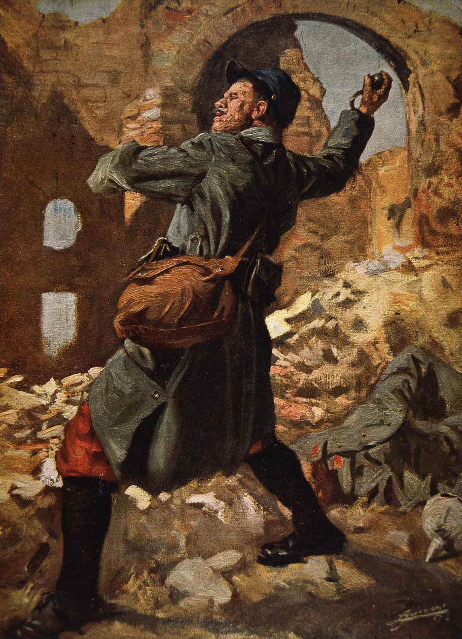 Grenadieri vuodelta 1915 tekijältä Lucien Hector Jonas