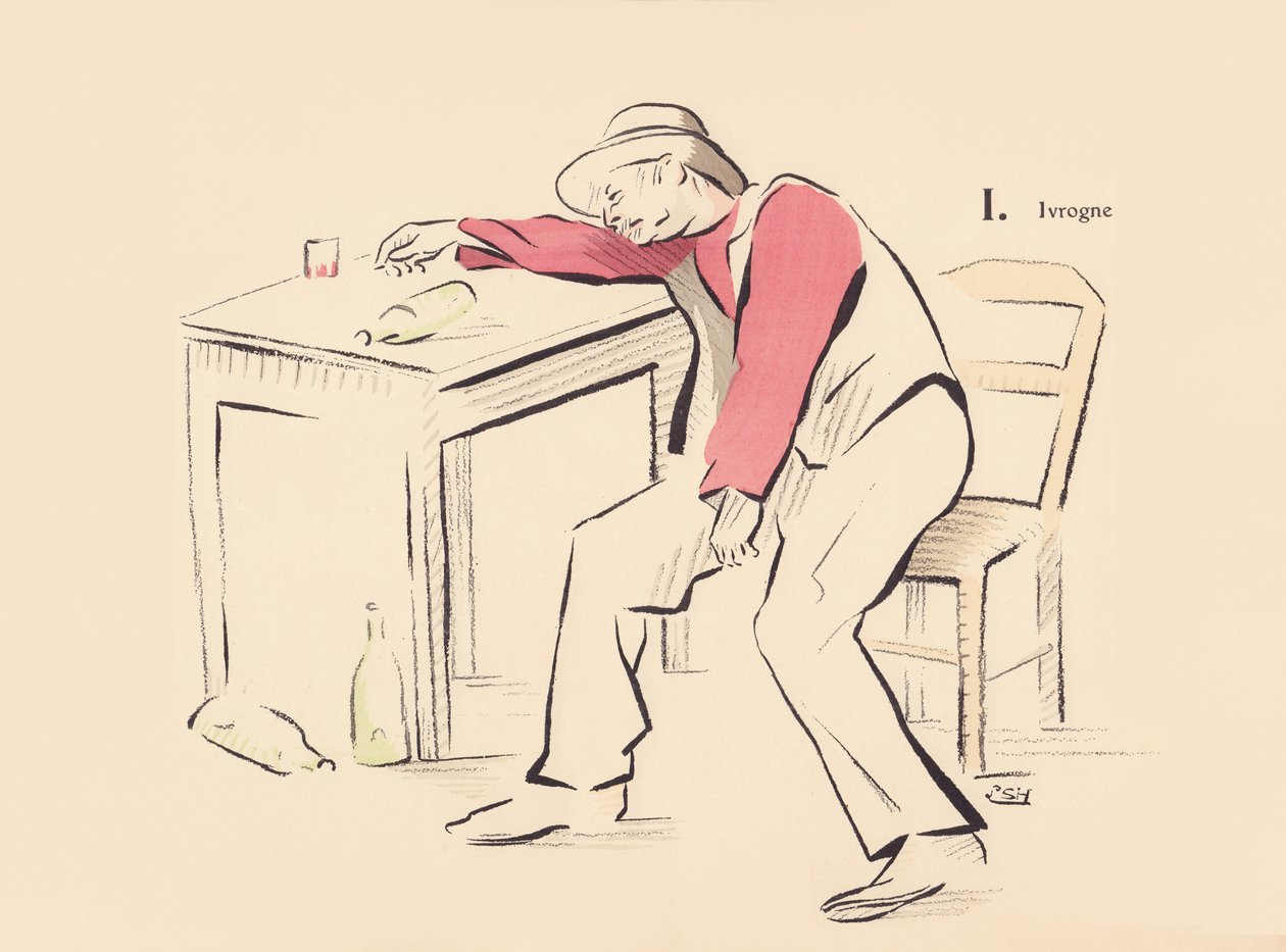 I. Juoppo tekijältä Lucien L. (active 1904) Henreaux
