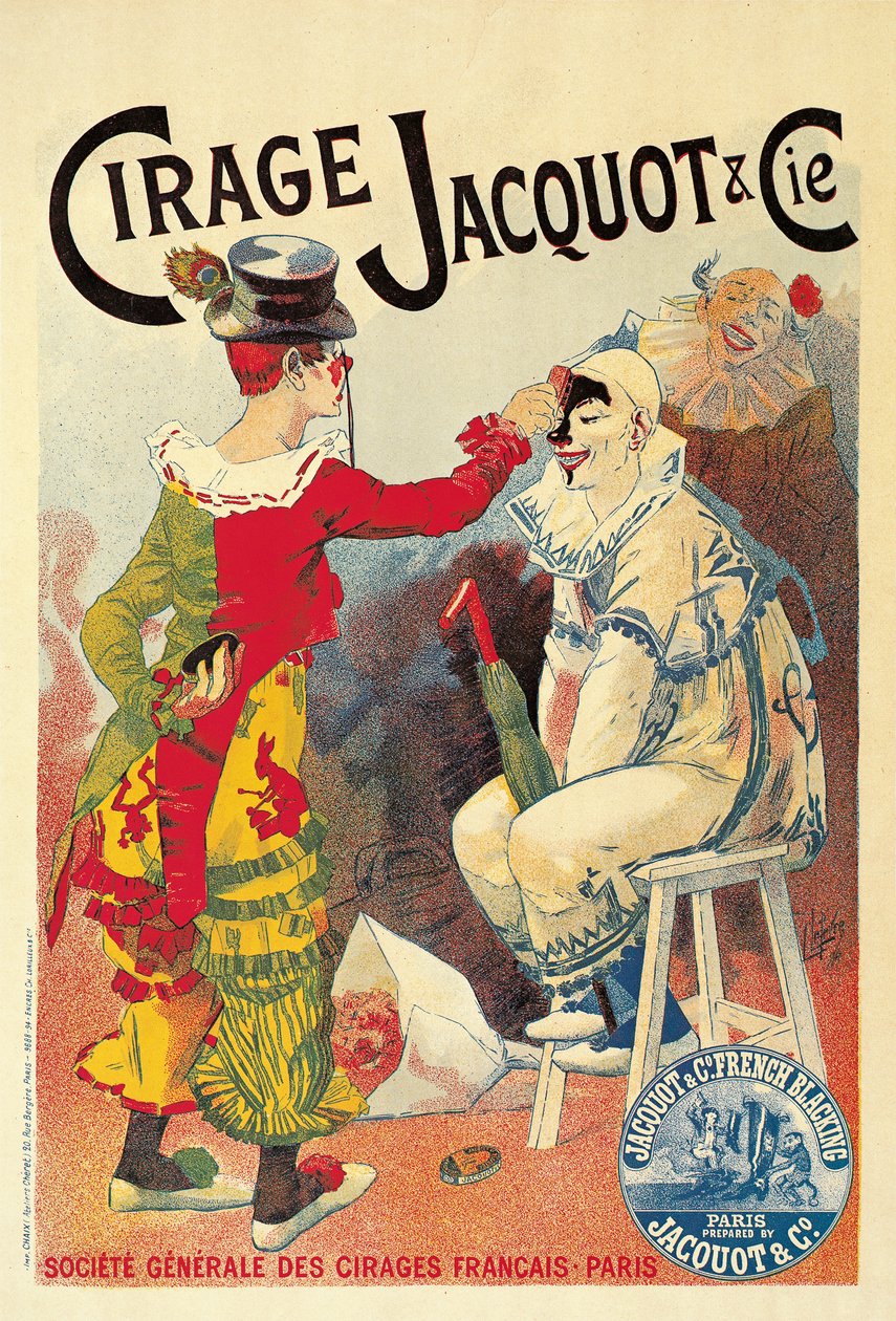 a"Jacquot"-kenkävoide mainosjuliste (väri litho) tekijältä Lucien Lefevre