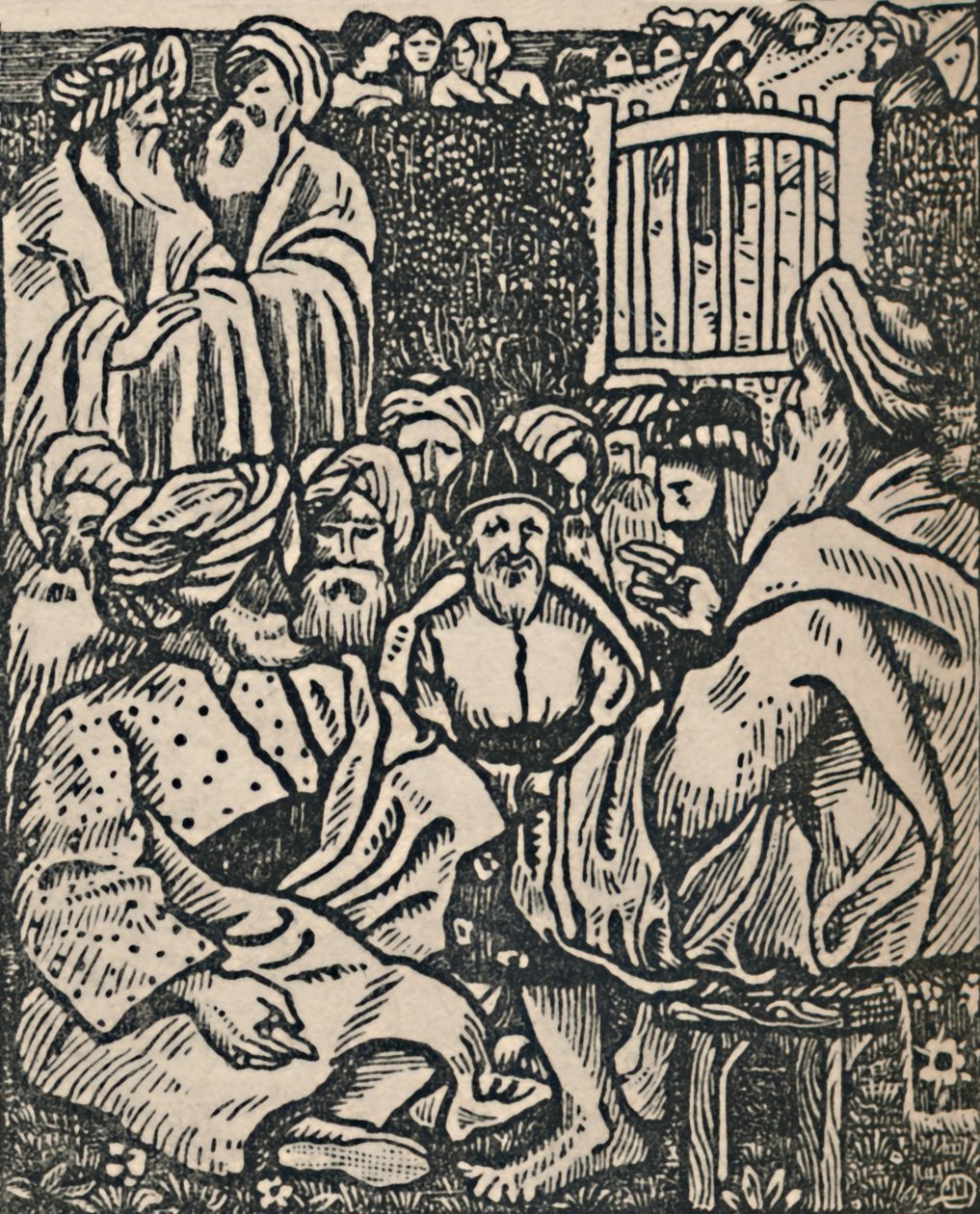 Vanhinten kokous, 1919 tekijältä Lucien Pissarro