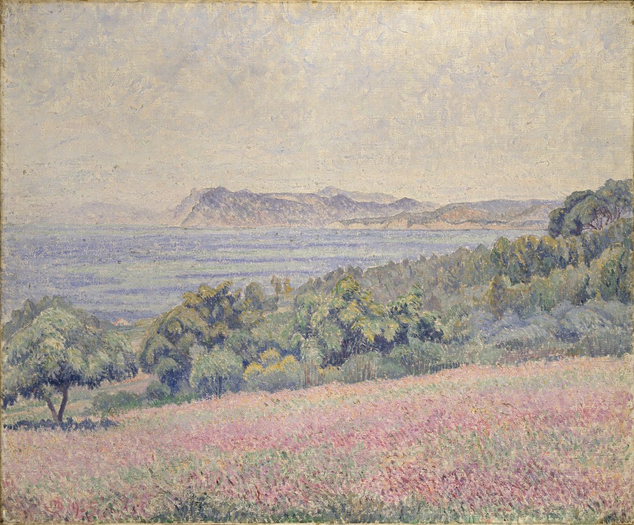 Thistles, Le Brusq, 1925 tekijältä Lucien Pissarro