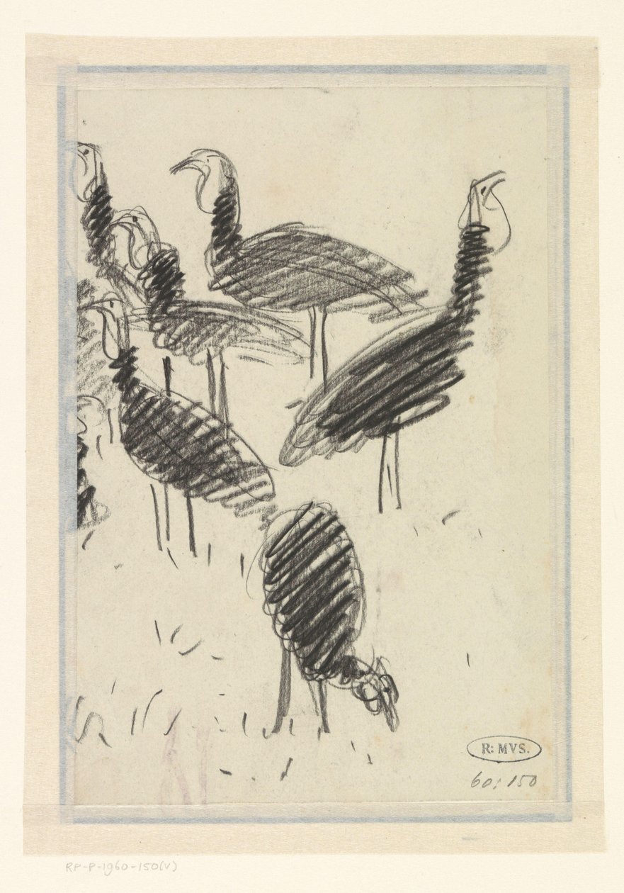 Kuusi lintua tekijältä Lucien Pissarro