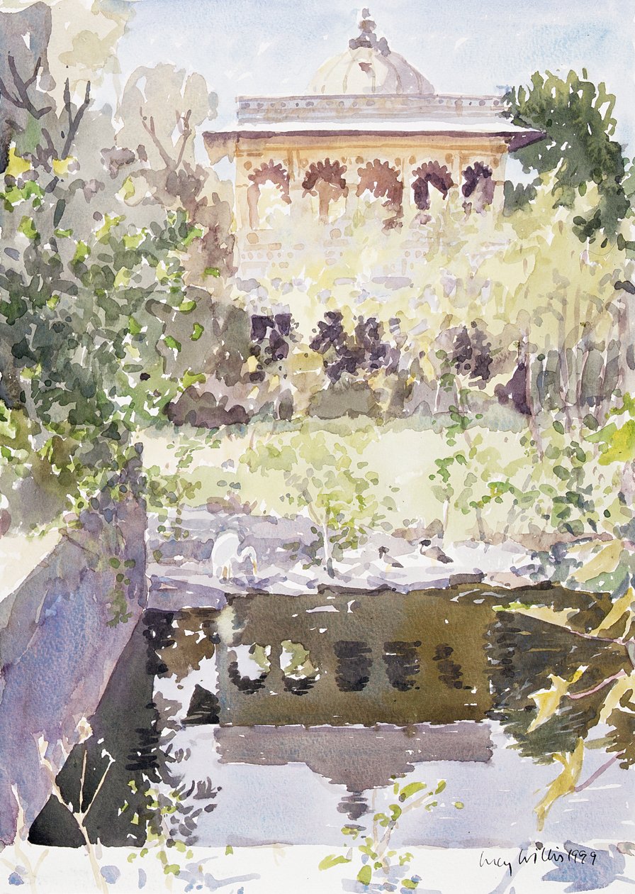 Forgotten Palace, Udaipur, 1999 (wc paperilla) tekijältä Lucy Willis