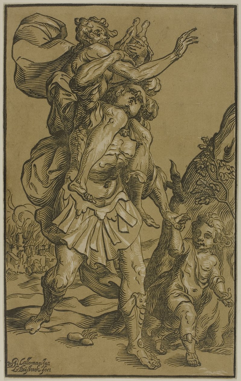 Aeneas ja Anchises tekijältä Ludolph Büsinck