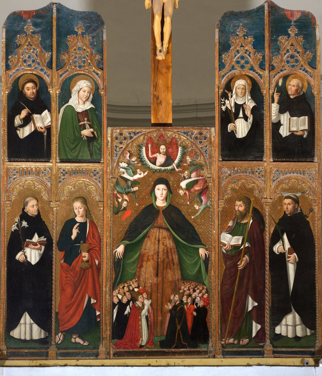 Polyptyykki Our Lady of Mercy tekijältä Ludovico Brea