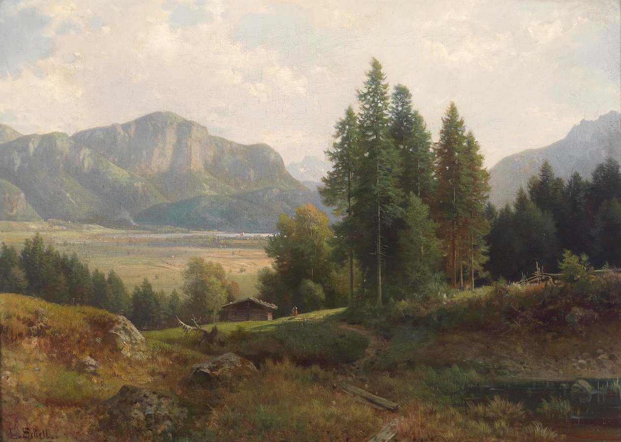 Partie am Kochelsee tekijältä Ludwig Sckell