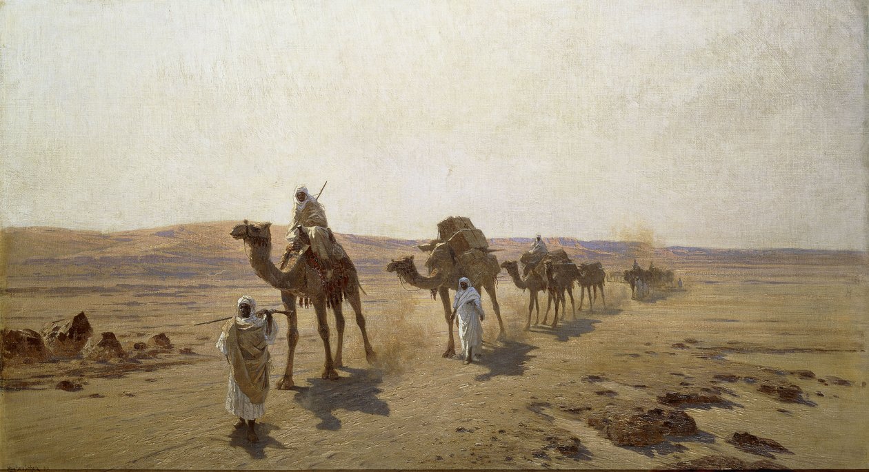 Arabikaravaani, 1903 tekijältä Ludwig Hans Fischer