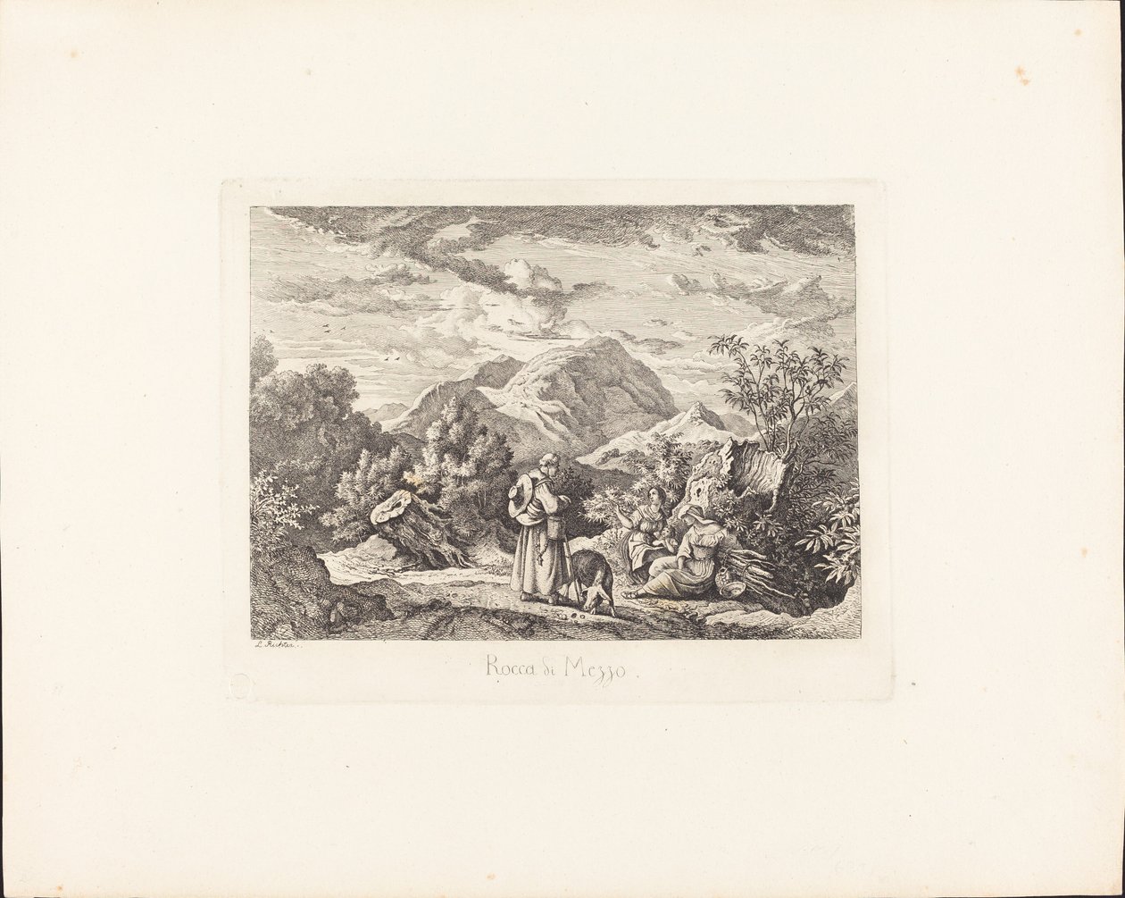 Rocca di Mezzo tekijältä Ludwig Richter