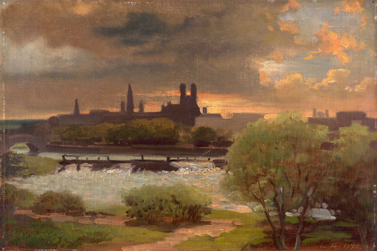 Näkymä Müncheniin tekijältä Ludwig Thiersch