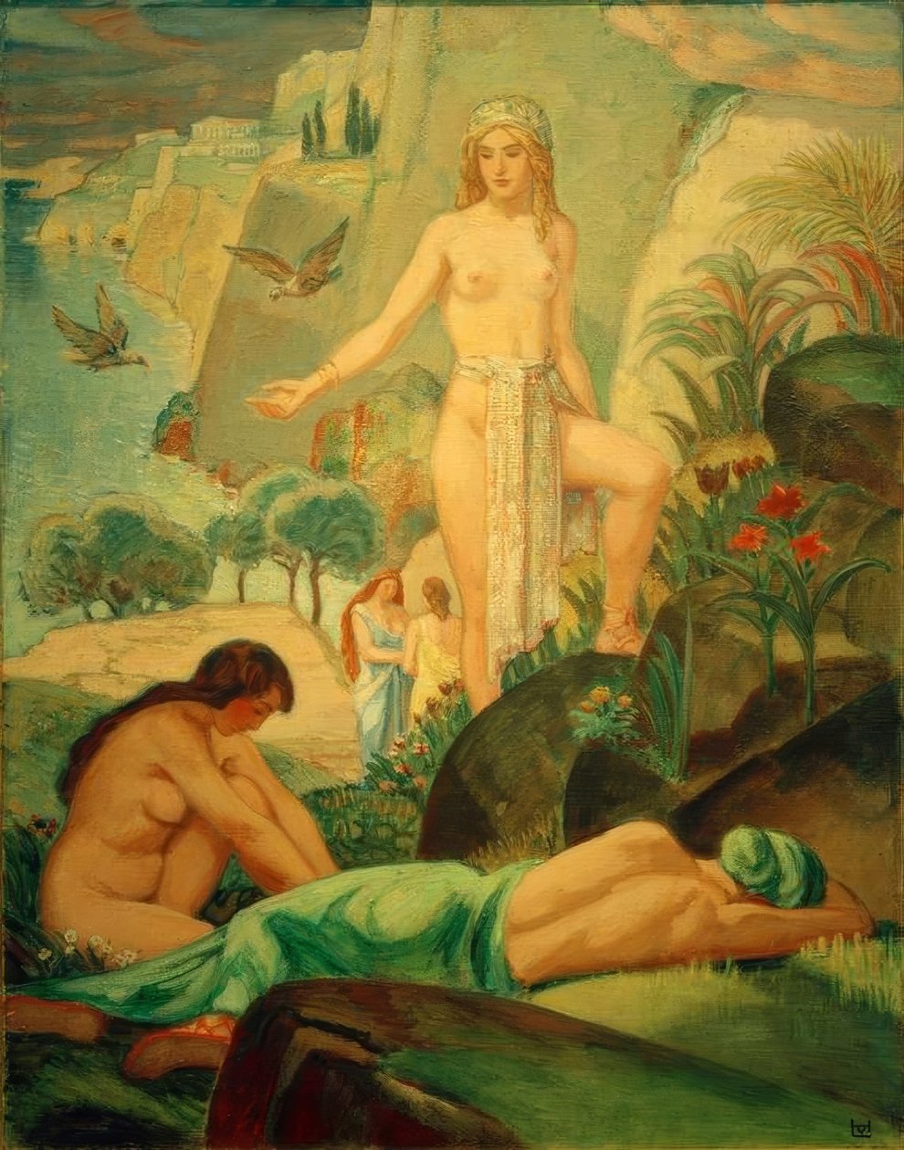 Aphrodite tekijältä Ludwig von Hofmann