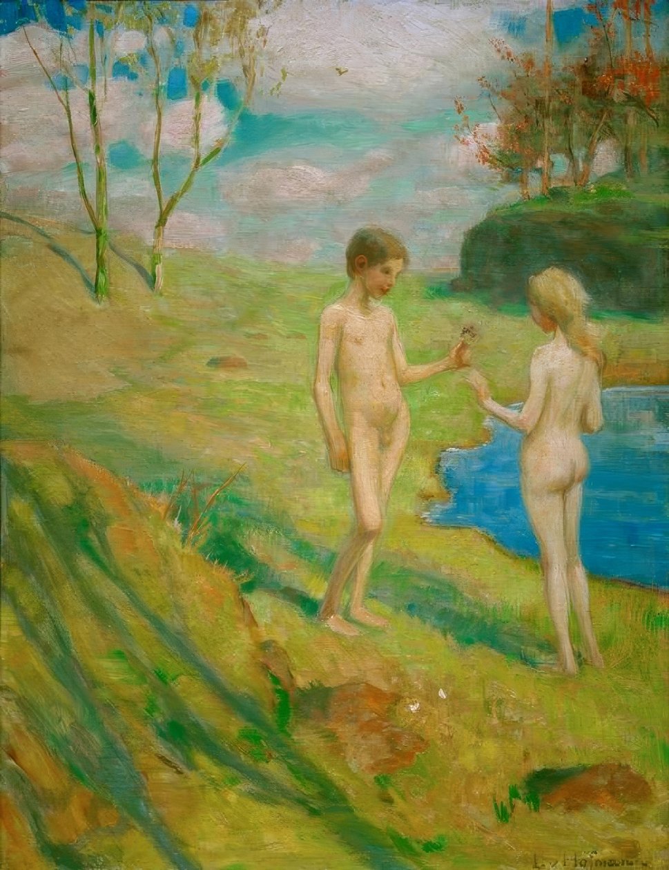 Kevään herääminen tekijältä Ludwig von Hofmann