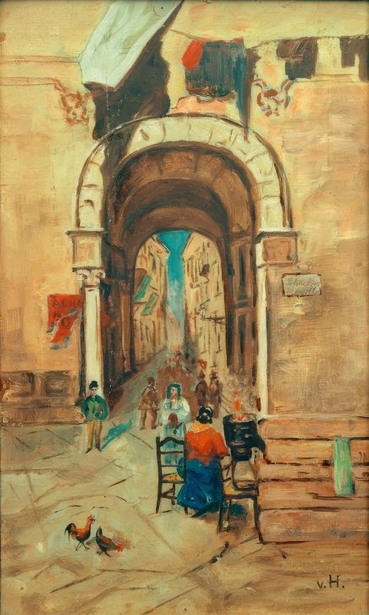 Napoli - satunnainen kappale tekijältä Ludwig von Hofmann