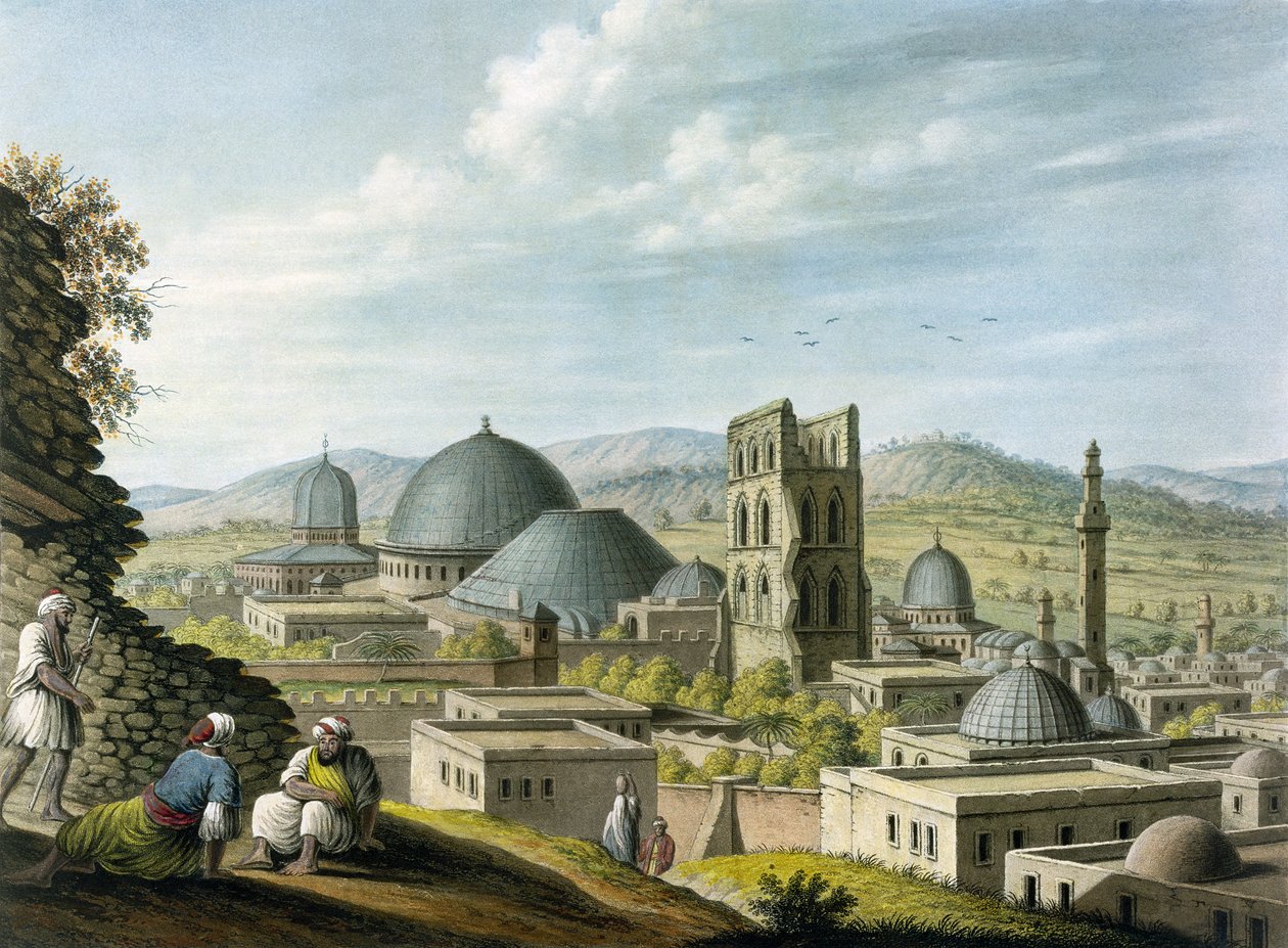 Jerusalem lännestä, pubi. kirjoittanut William Watts, 1805 tekijältä Luigi Mayer