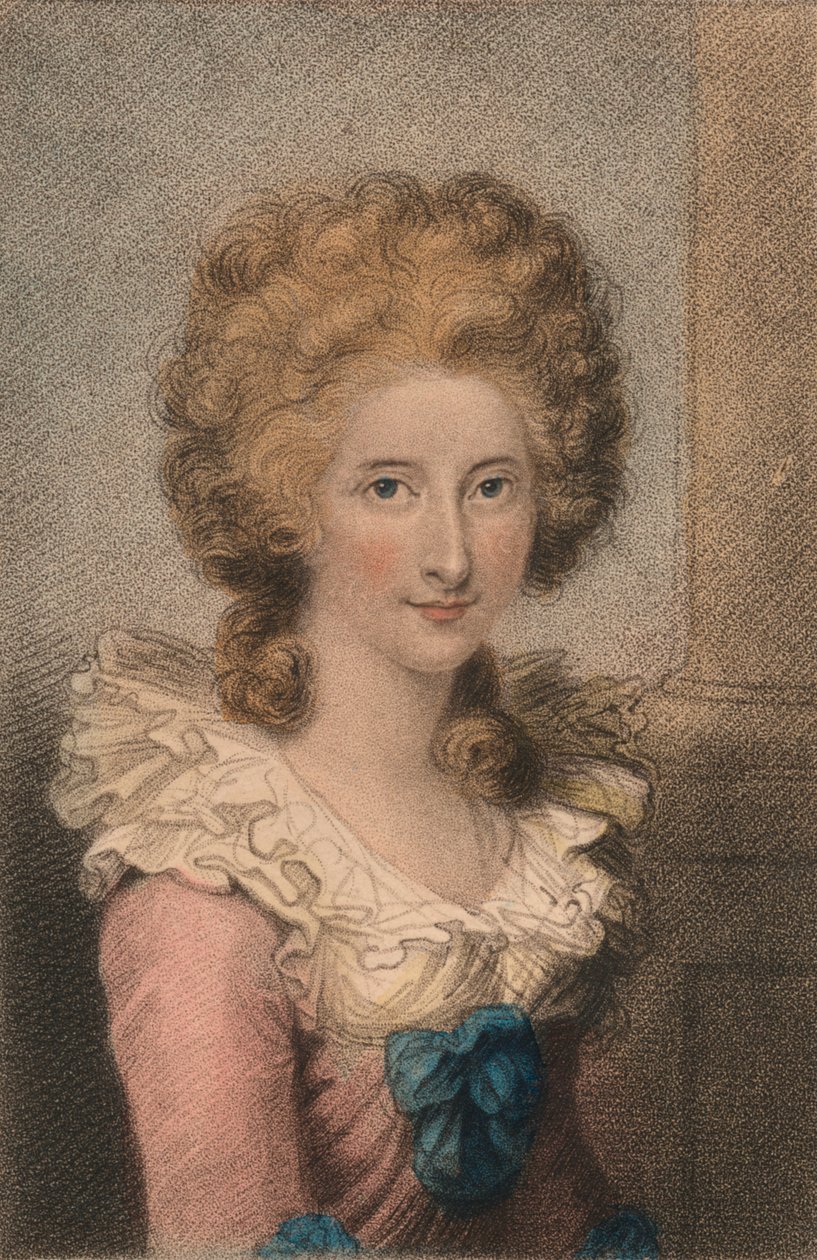 Kuningas rouva Damer, 1794. tekijältä Luigi Schiavonetti