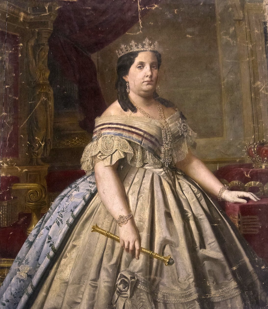 Isabel II de España tekijältä Luis de Madrazo