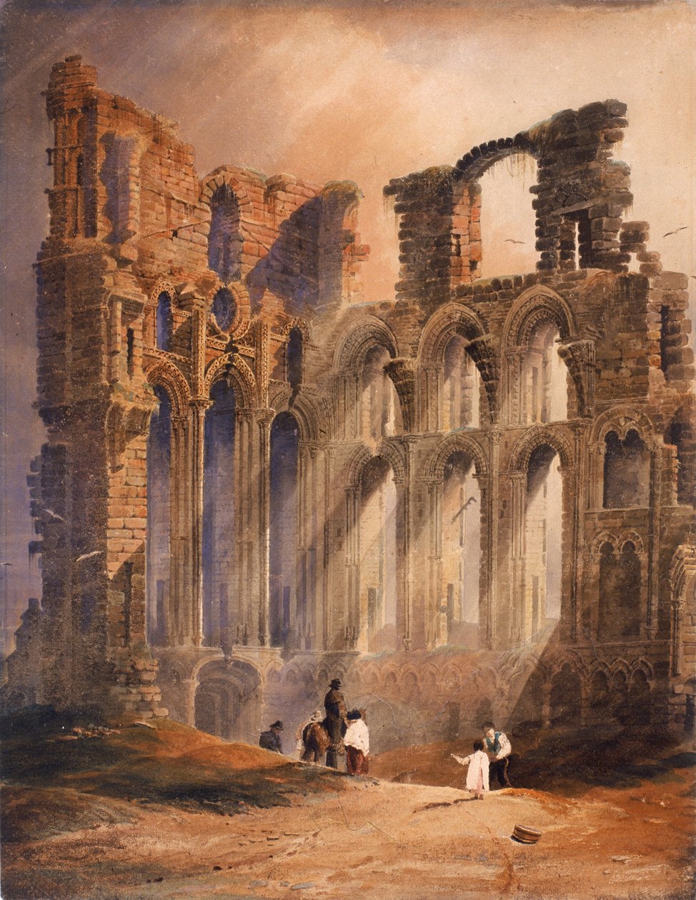 Tynemouth Priory (vartalon väri) tekijältä Luke Clennell