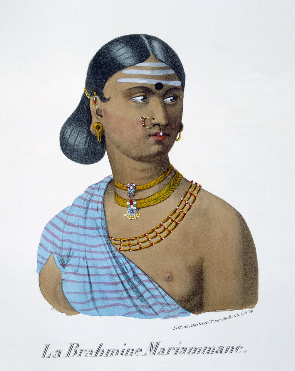 Mariammane, brahmininainen, 1827-35 tekijältä M.E. Burnouf