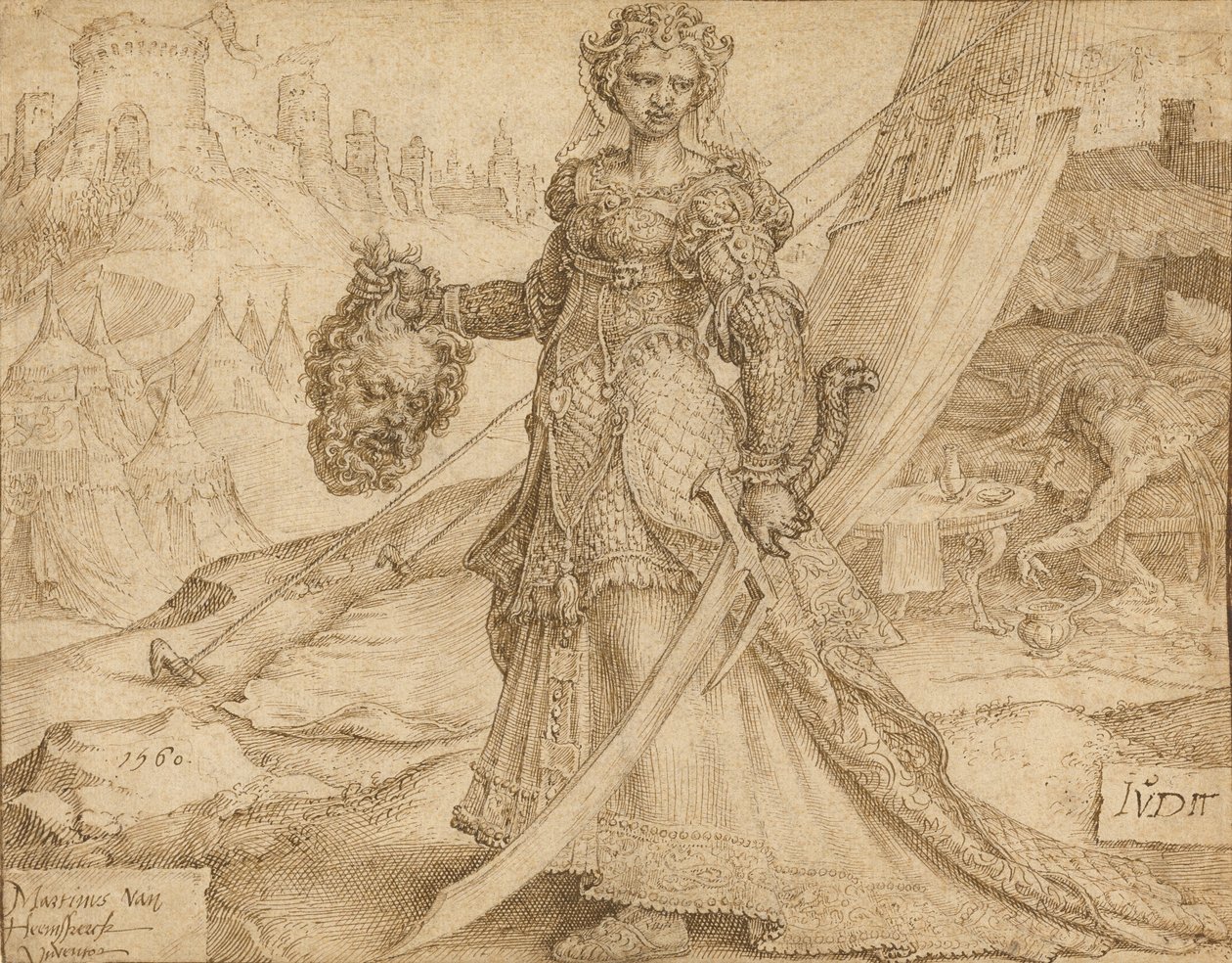 Judith tekijältä Maarten van Heemskerck