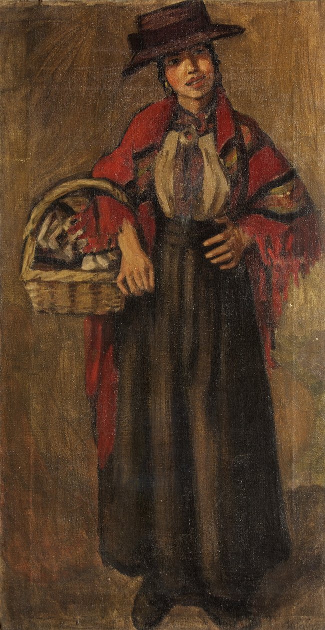 Gypsy (öljy kankaalle) tekijältä Mabel F. Layng