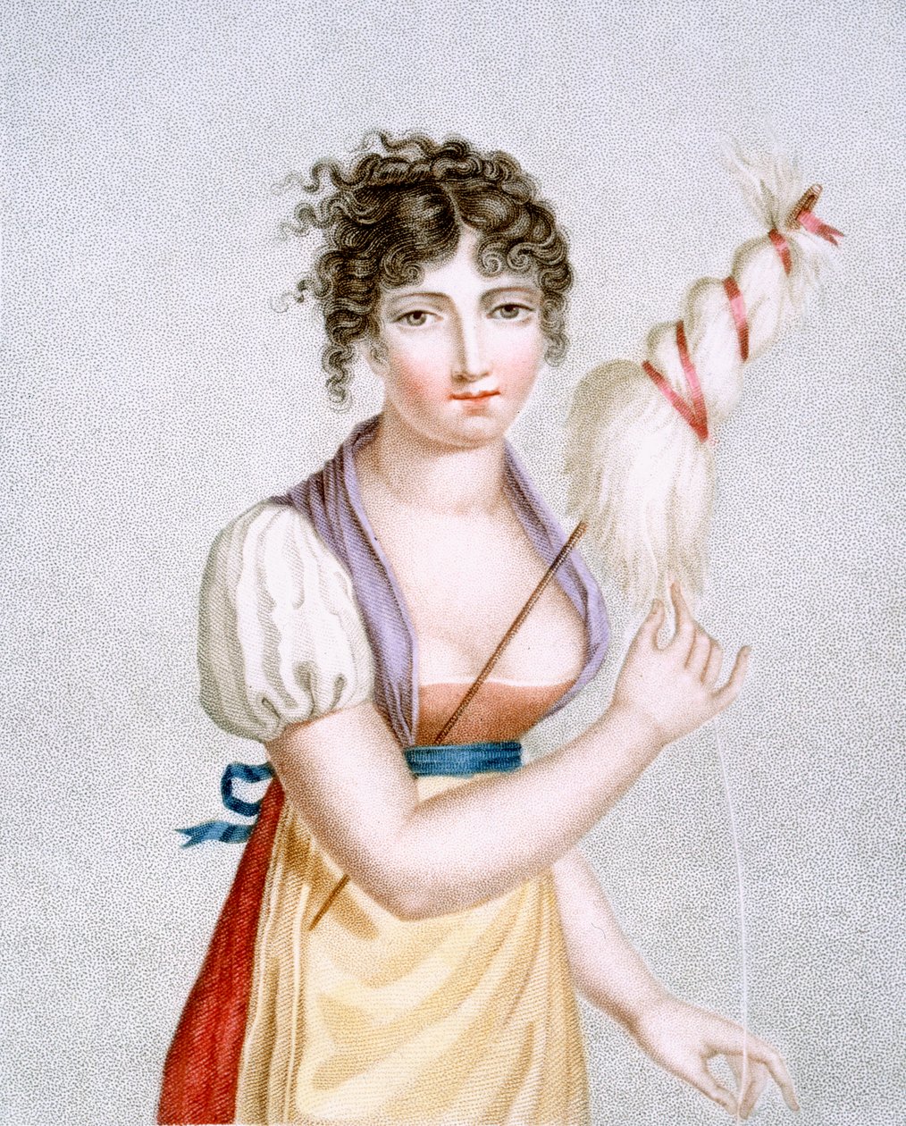 Kehrääjä, Augrandin kaiverrus, noin 1816. tekijältä Madame G. Busset Dubruste
