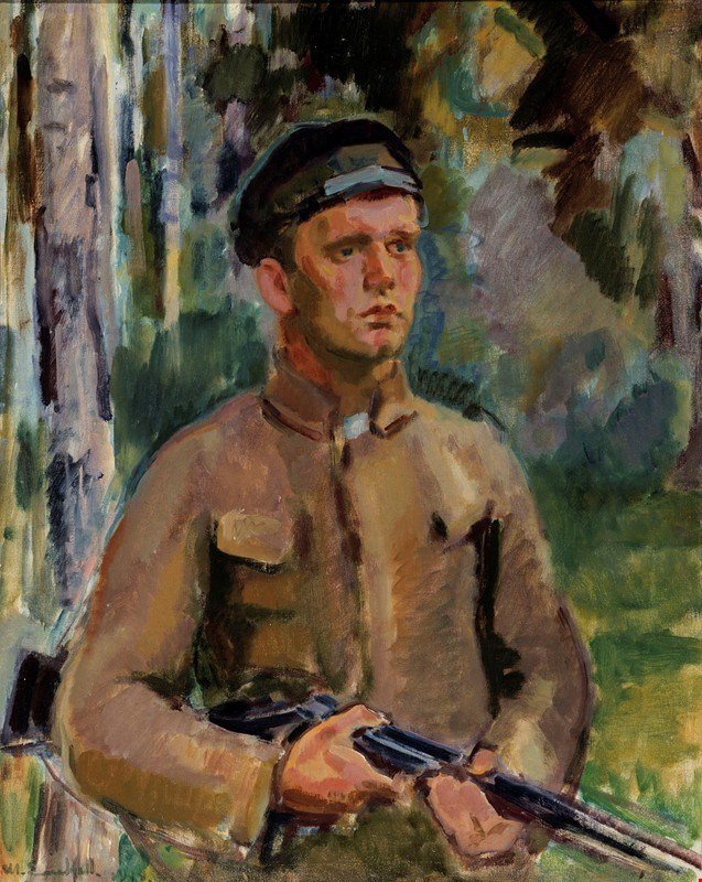 Metsastajan Englanti: HunternSvenska: Jagaren tekijältä Magnus Enckell