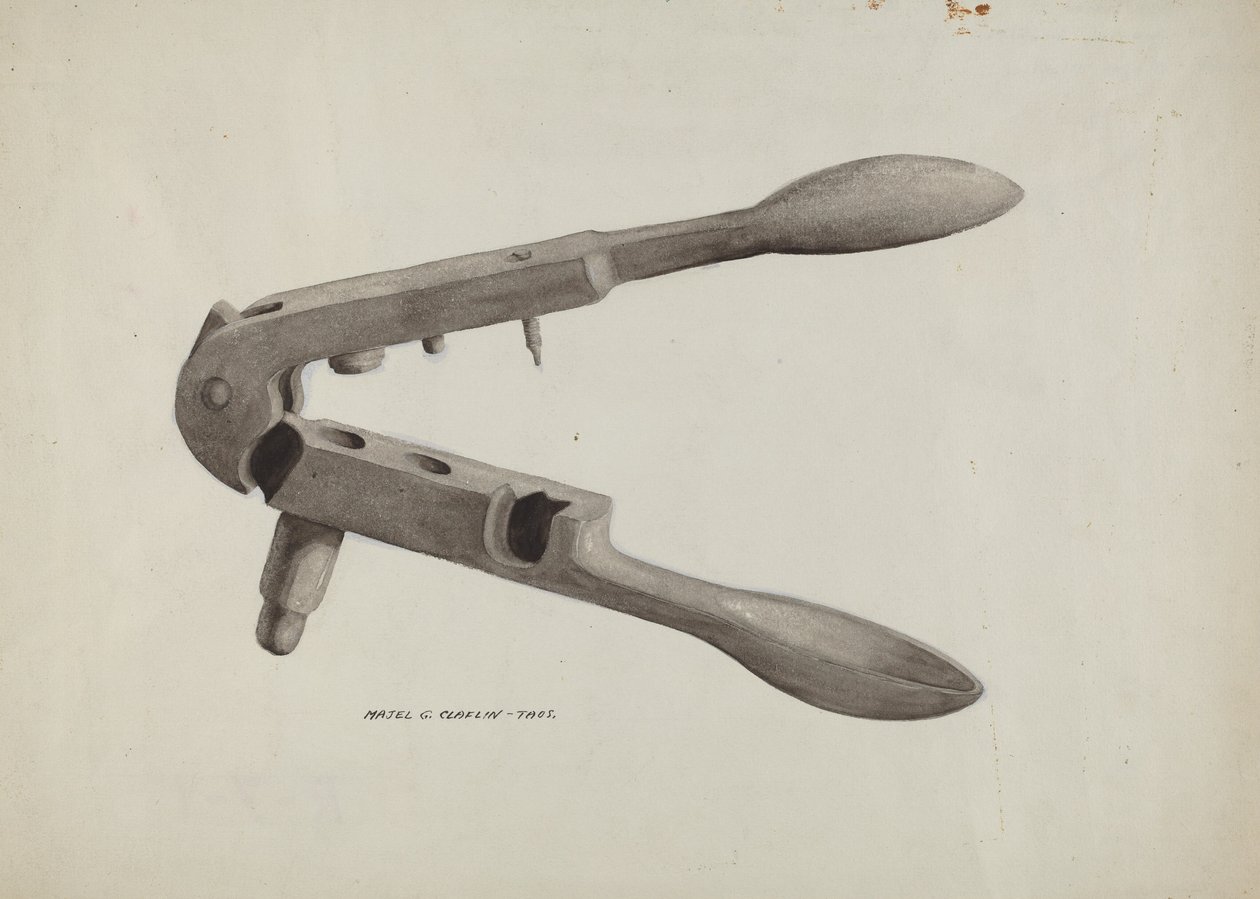 Bullet Mold, c. 1937. tekijältä Majel G. Claflin