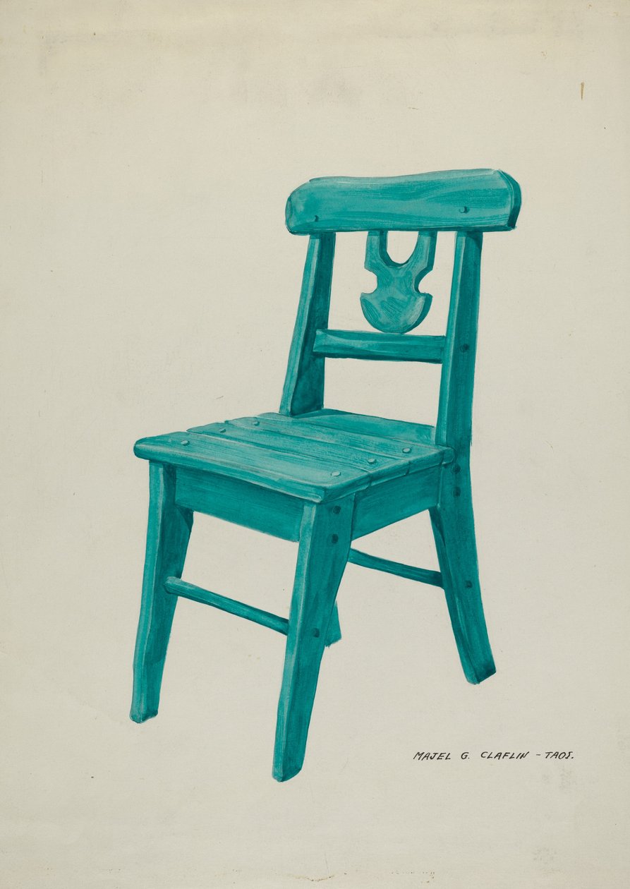 Tuoli, c. 1937. tekijältä Majel G. Claflin