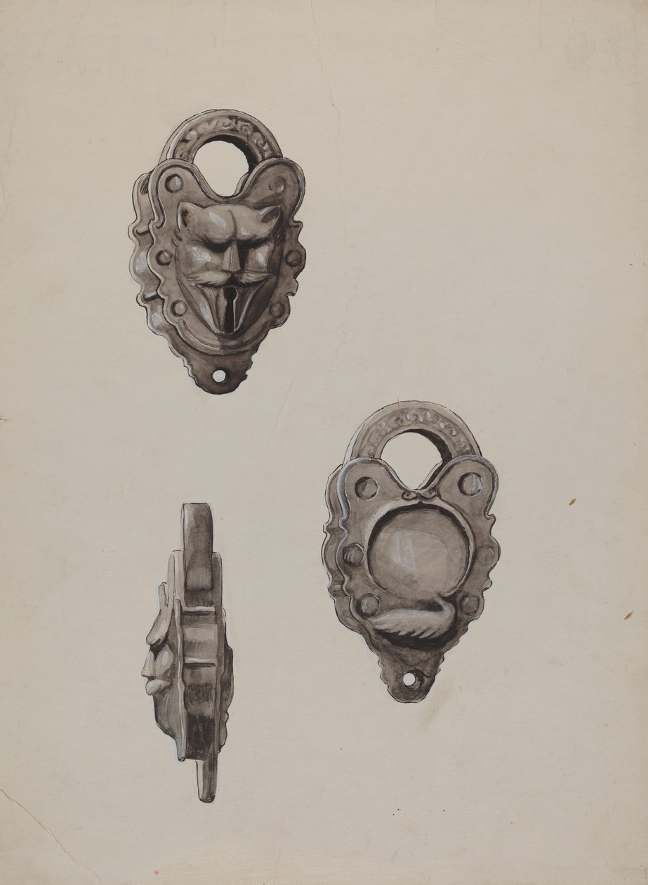 Iron Lock, c. 1937. tekijältä Majel G. Claflin