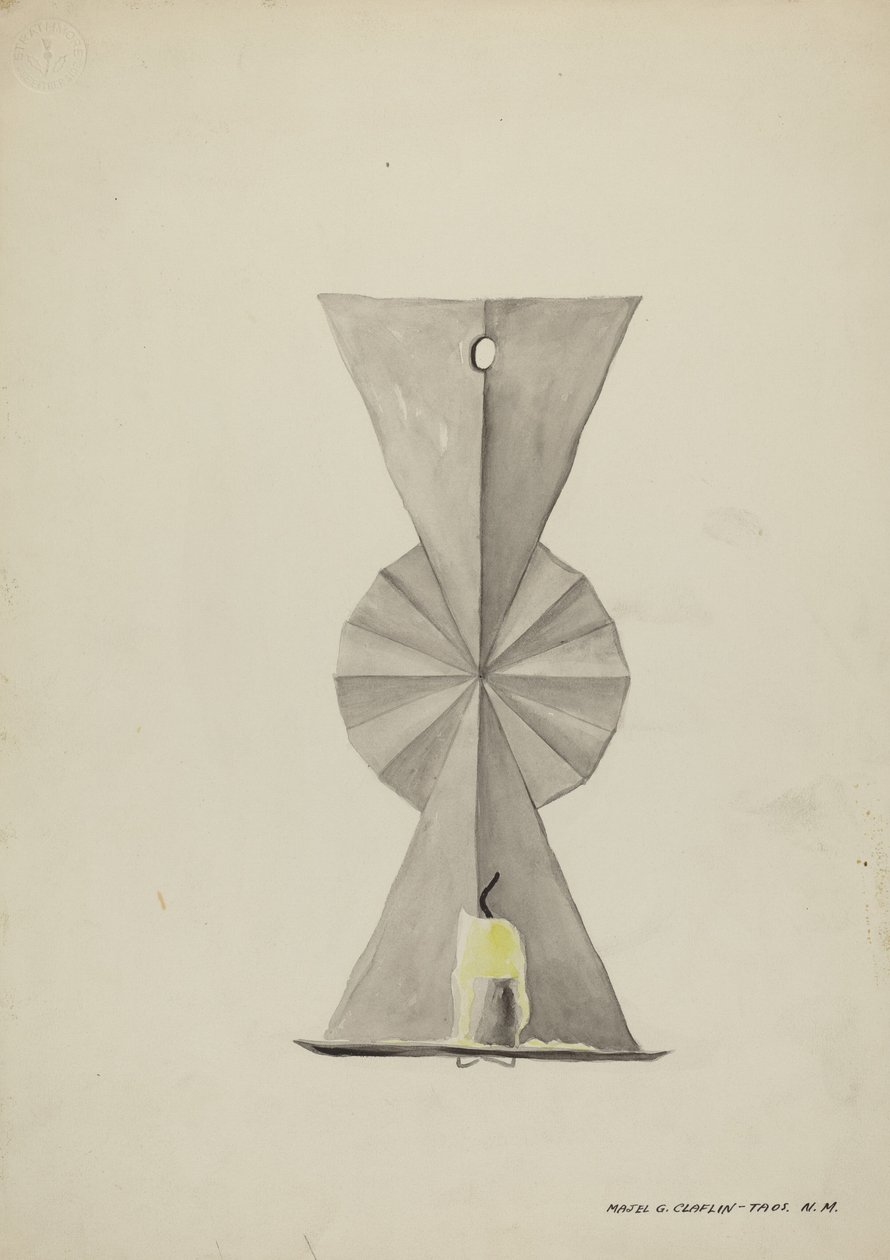 Tin Sconce, 19351942. tekijältä Majel G. Claflin