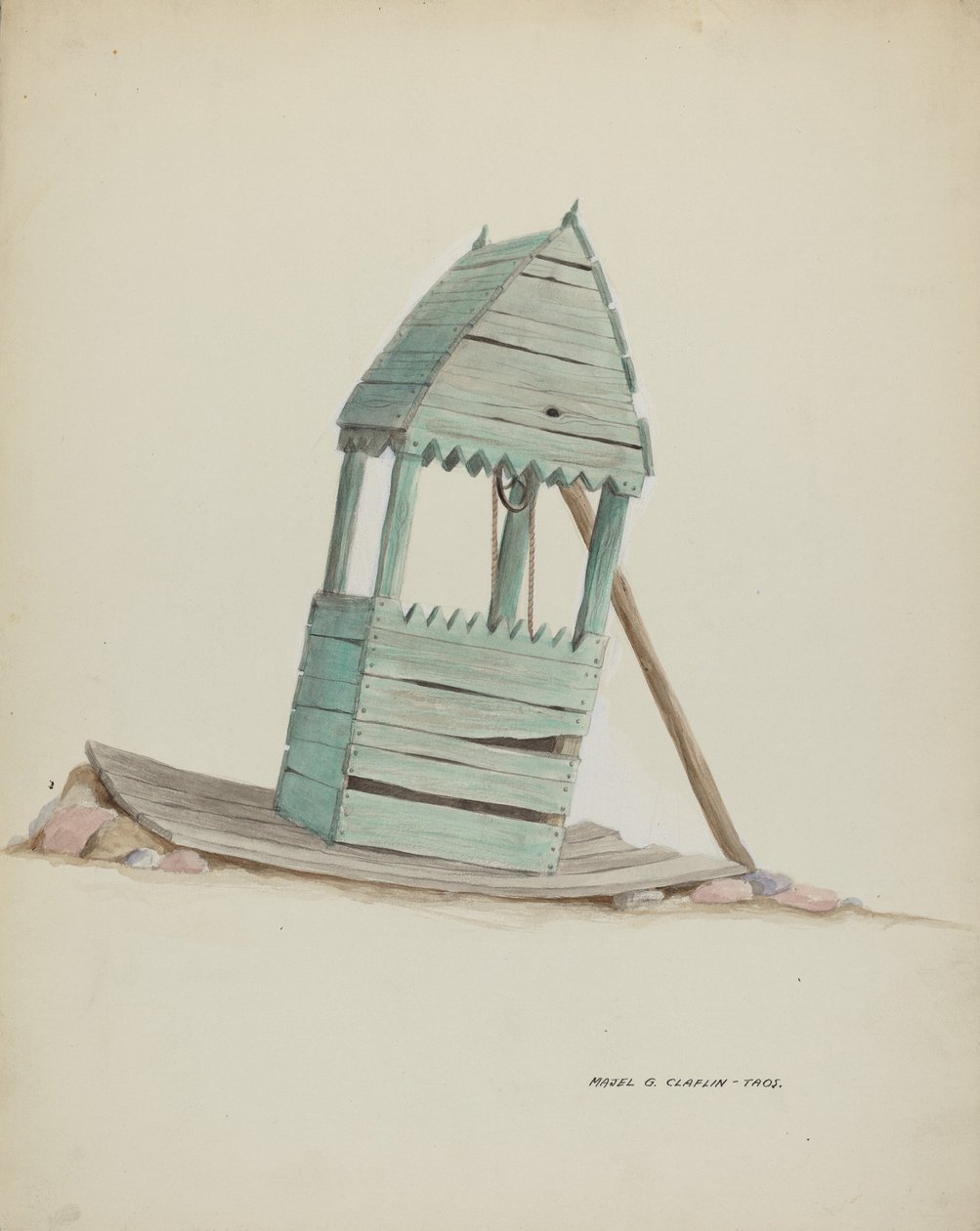 Well Head, c. 1937. tekijältä Majel G. Claflin