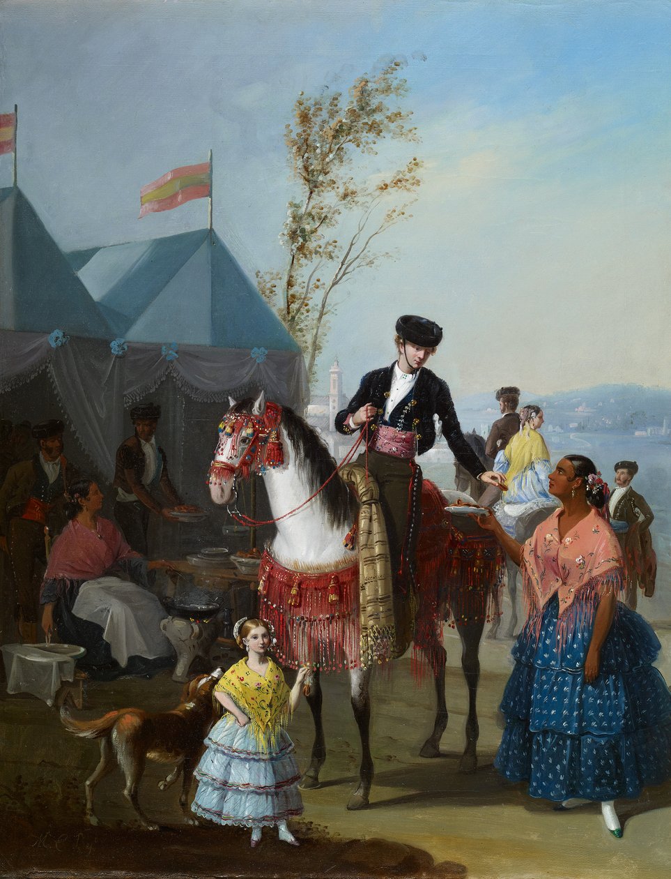 The Fritter Stall tekijältä Manuel Cabral y Aguado Bejarano