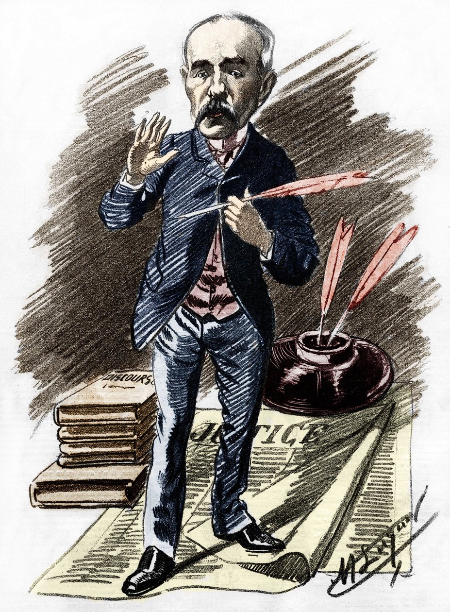 Georges Clemenceau (1841-1929), ranskalainen poliitikko. tekijältä Manuel Luque