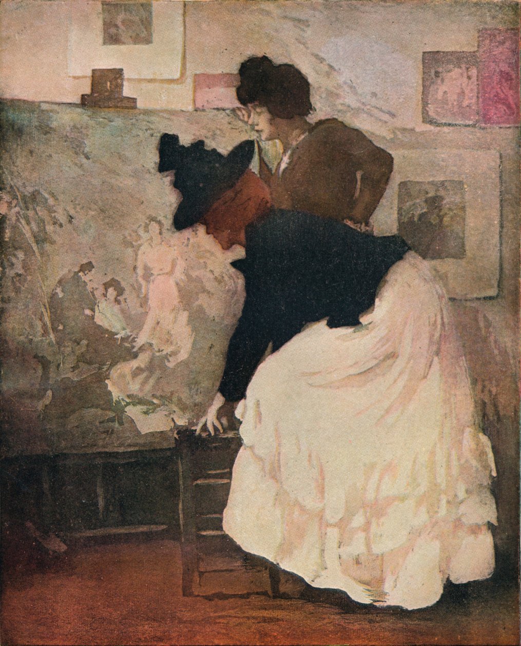 Kriitikot, c1902 tekijältä Manuel Robbe