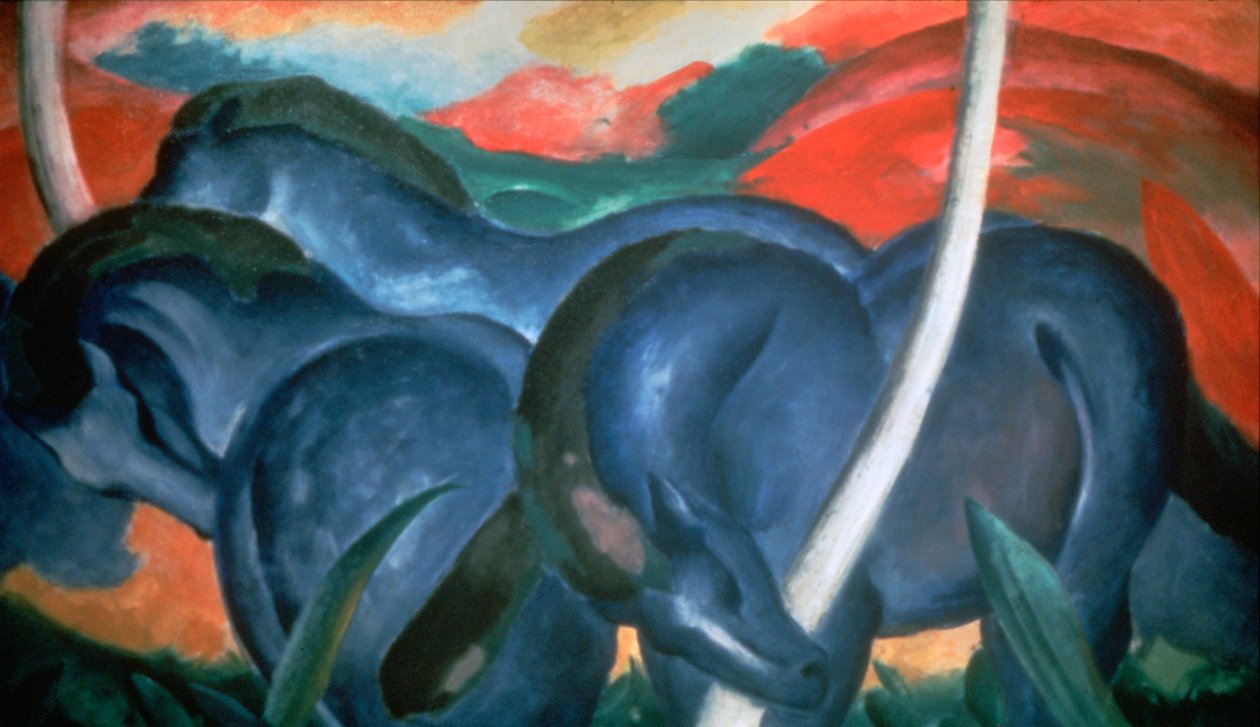 Blue Horses, 1911 tekijältä Franz Marc