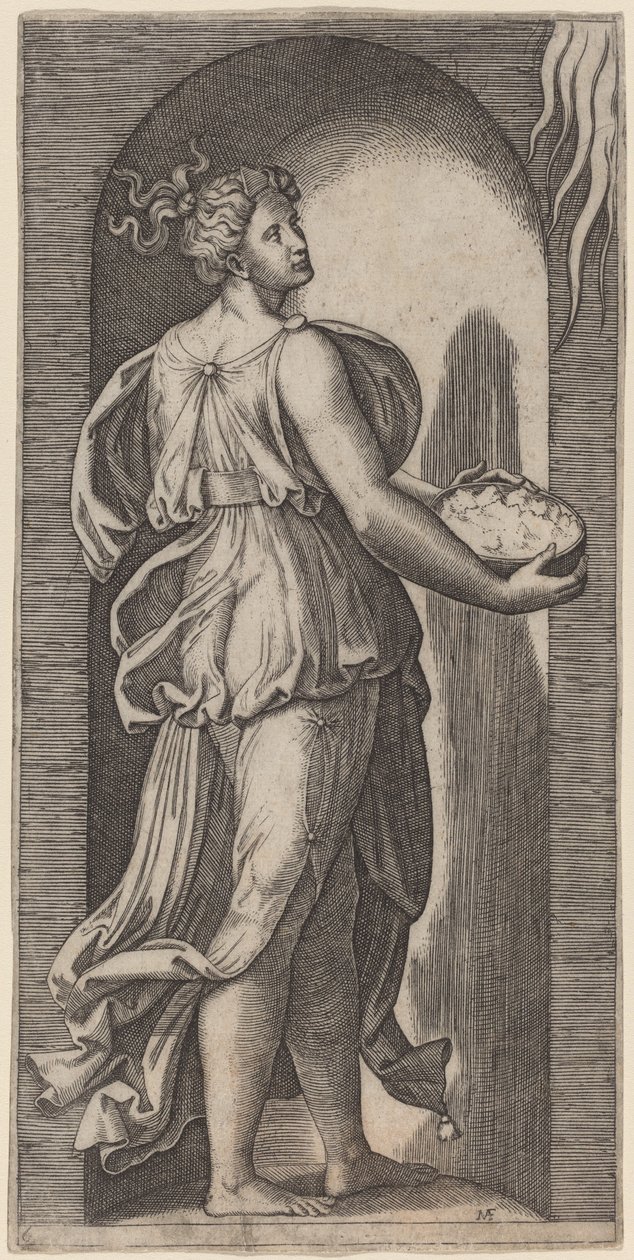 Toivoa tekijältä Marcantonio Raimondi after Raphael