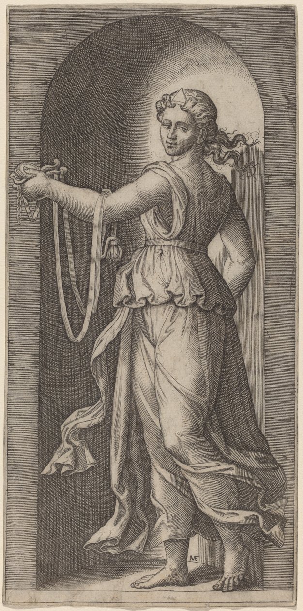 Raittius tekijältä Marcantonio Raimondi after Raphael