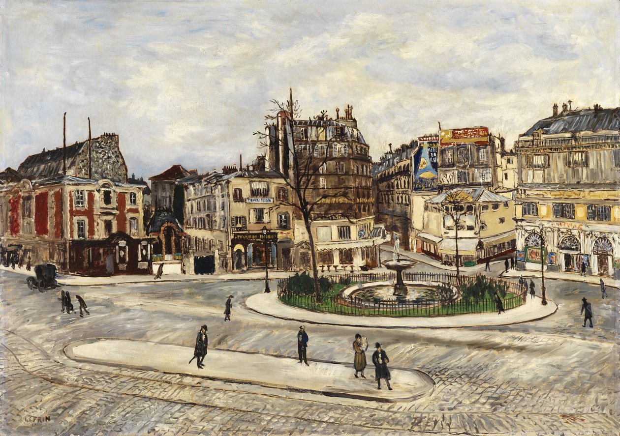 Place Pigalle, noin 1924 tekijältä Marcel Leprin